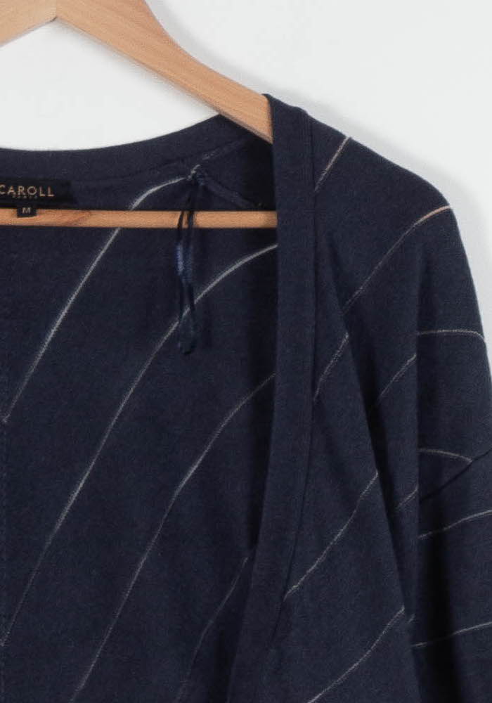 Cardigan Bleu - Taille M/38 de la marque Caroll | PARAD82876 - Vendu par Paradigme - Image 3