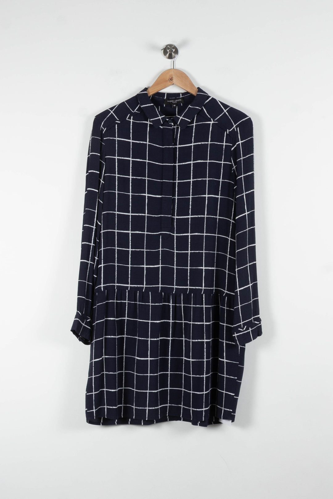 Robe Courte Bleu et Blanc - Taille L/40 de la marque Caroll | PARAD82880 - Vendu par Paradigme - Image 2