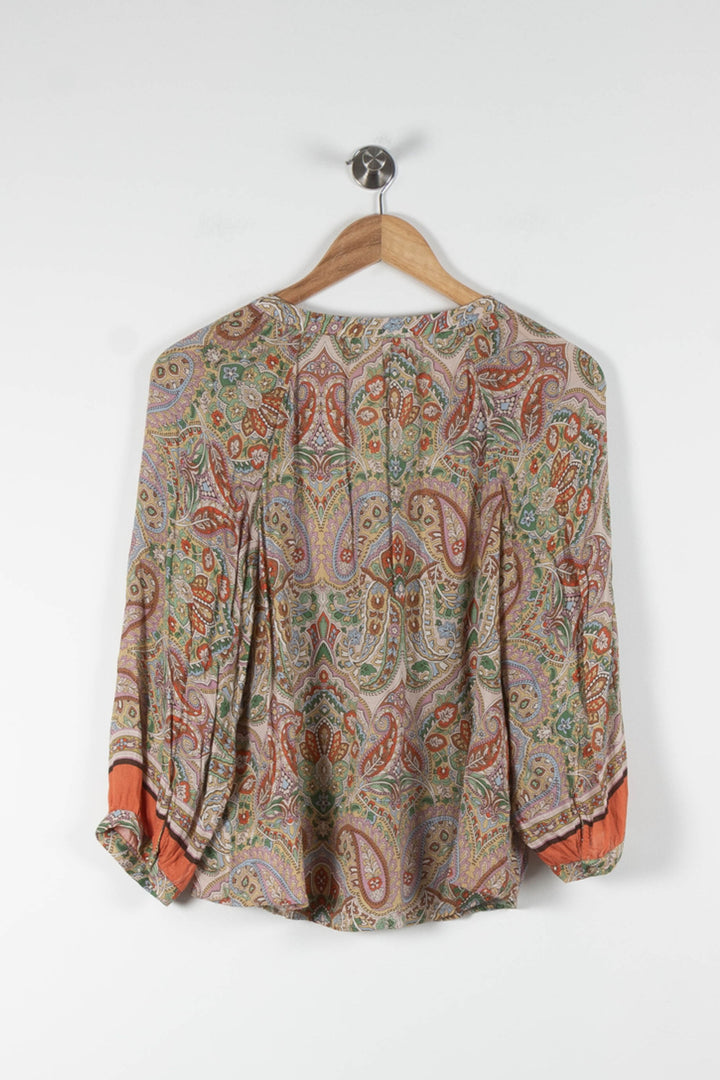 Blouse Multicolore - Taille XS/34 de la marque Caroll | PARAD82887 - Vendu par Paradigme - Image 4