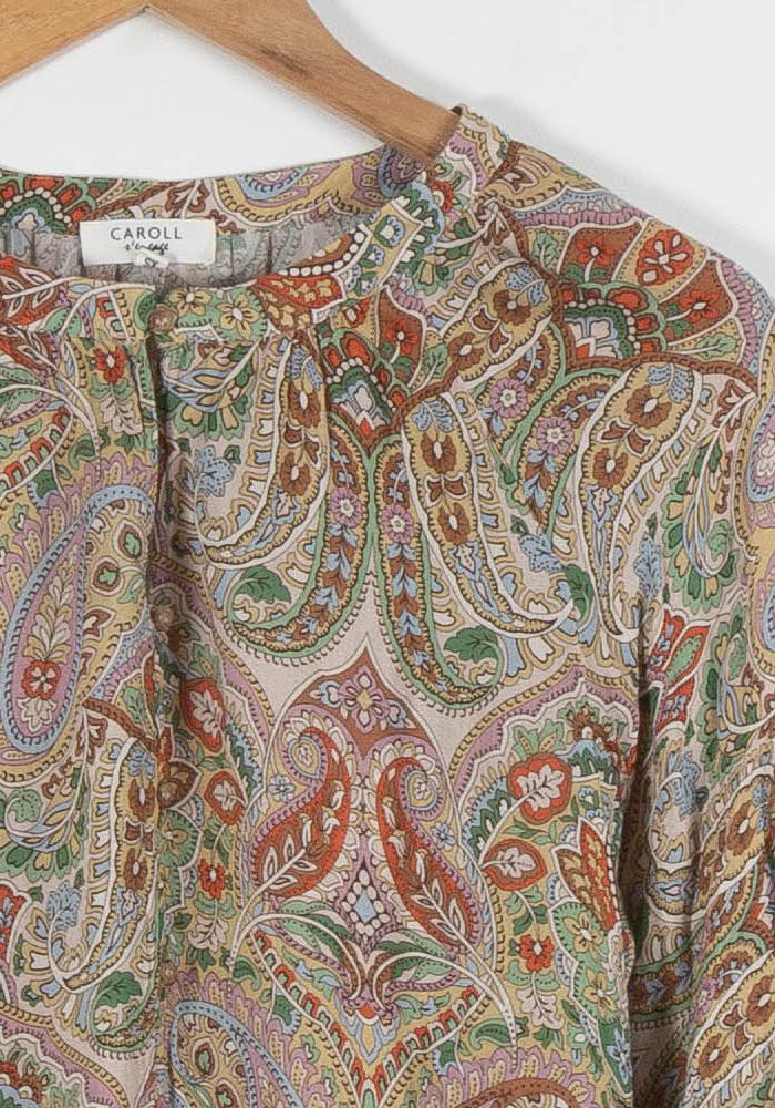 Blouse Multicolore - Taille XS/34 de la marque Caroll | PARAD82887 - Vendu par Paradigme - Image 3