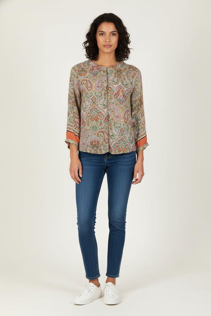 Blouse Multicolore - Taille XS/34 de la marque Caroll | PARAD82887 - Vendu par Paradigme - Image 1