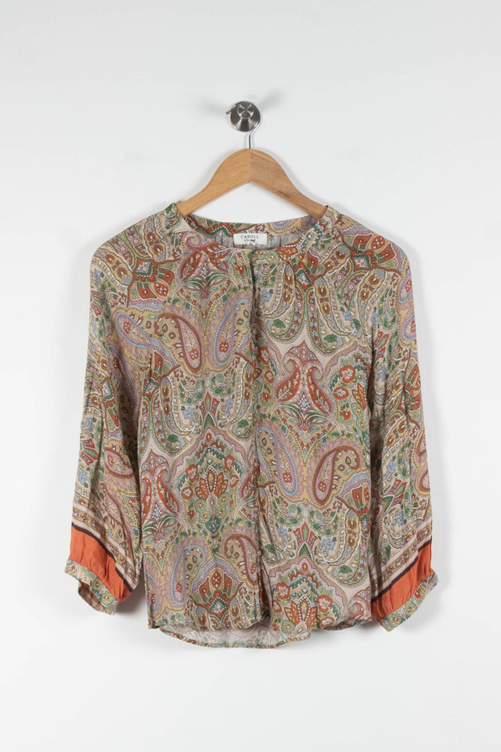 Blouse Multicolore - Taille XS/34 de la marque Caroll | PARAD82887 - Vendu par Paradigme - Image 2