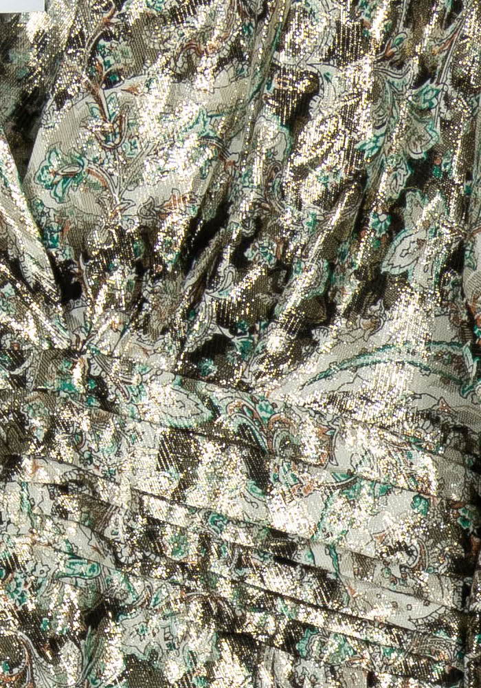 Blouse Or et Vert - Taille L/40 de la marque Sandro | PARAD82904 - Vendu par Paradigme - Image 3