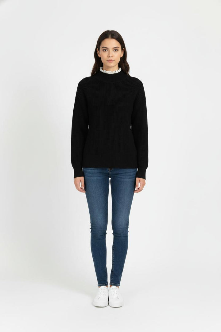 Pull Noir - Taille S/36 de la marque Caroll | PARAD82917 - Vendu par Paradigme - Image 1