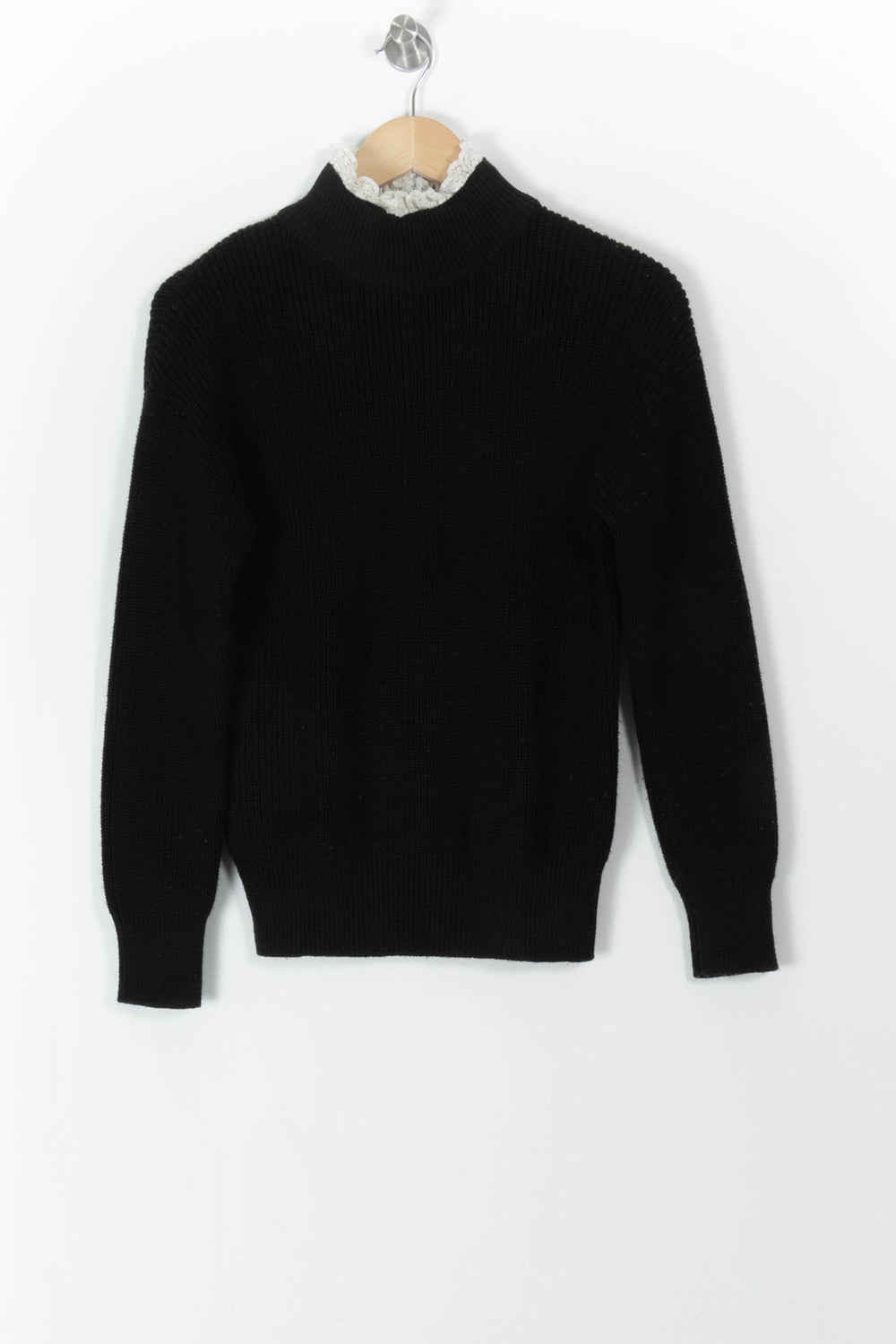 Pull Noir - Taille S/36 de la marque Caroll | PARAD82917 - Vendu par Paradigme - Image 2