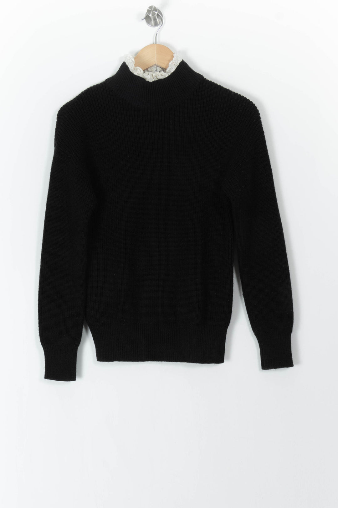 Pull Noir - Taille S/36 de la marque Caroll | PARAD82917 - Vendu par Paradigme - Image 2