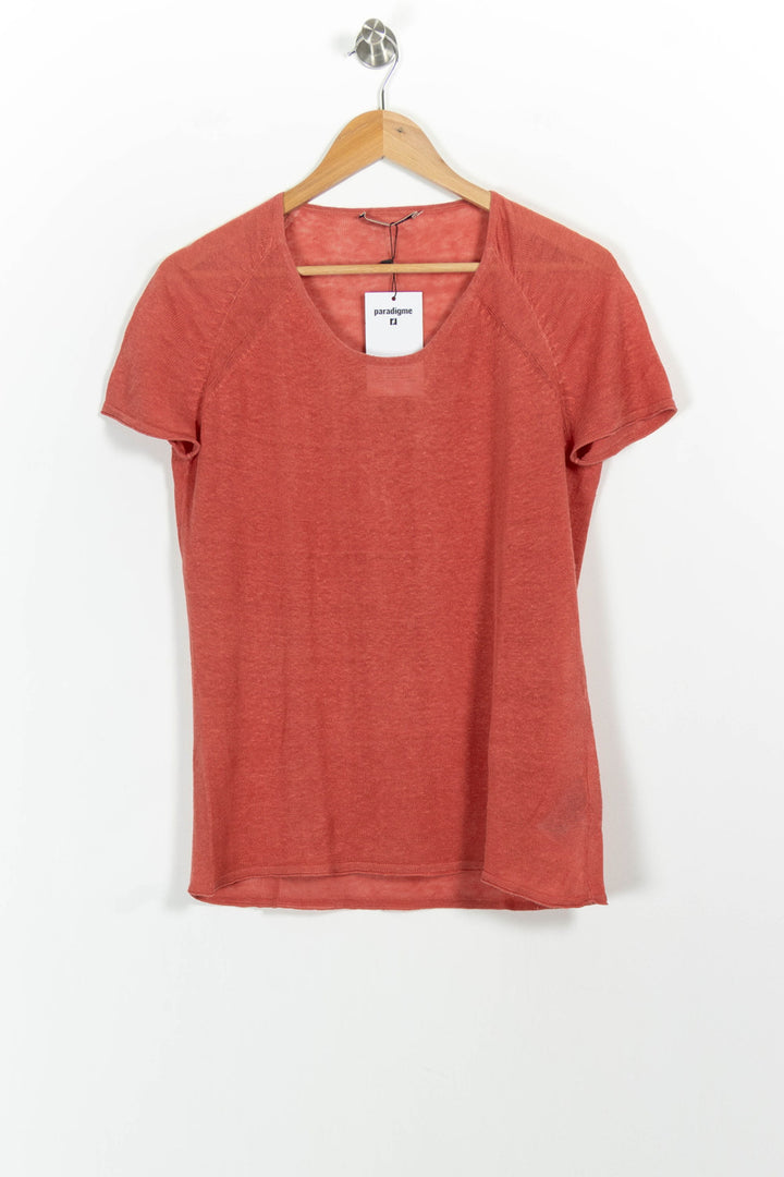 T-shirt Rose - Taille M/38 de la marque Gerard Darel | PARAD82936 - Vendu par Paradigme - Image 2