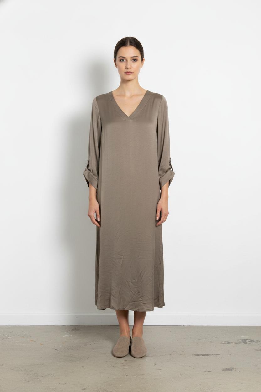 Robe Longue Beige - Taille M/38 de la marque Rodier | PARAD82953 - Vendu par Paradigme - Image 1