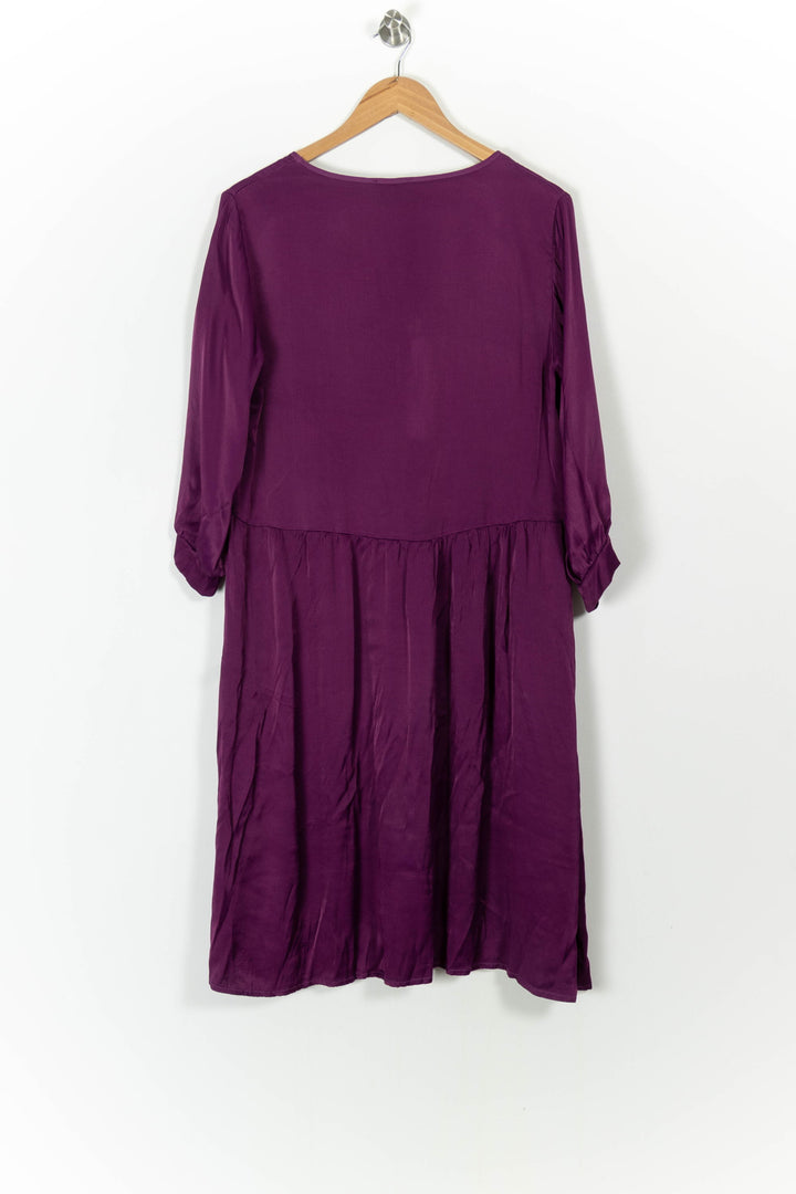 Robe Courte Violette - Taille M/38 de la marque Rodier | PARAD82954 - Vendu par Paradigme - Image 4