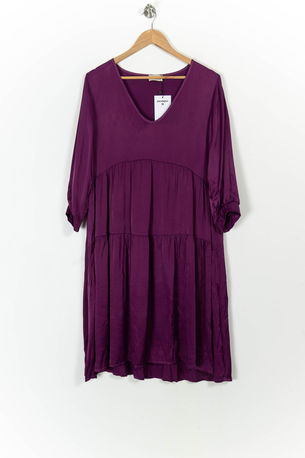 Robe Courte Violette - Taille M/38 de la marque Rodier | PARAD82954 - Vendu par Paradigme - Image 2