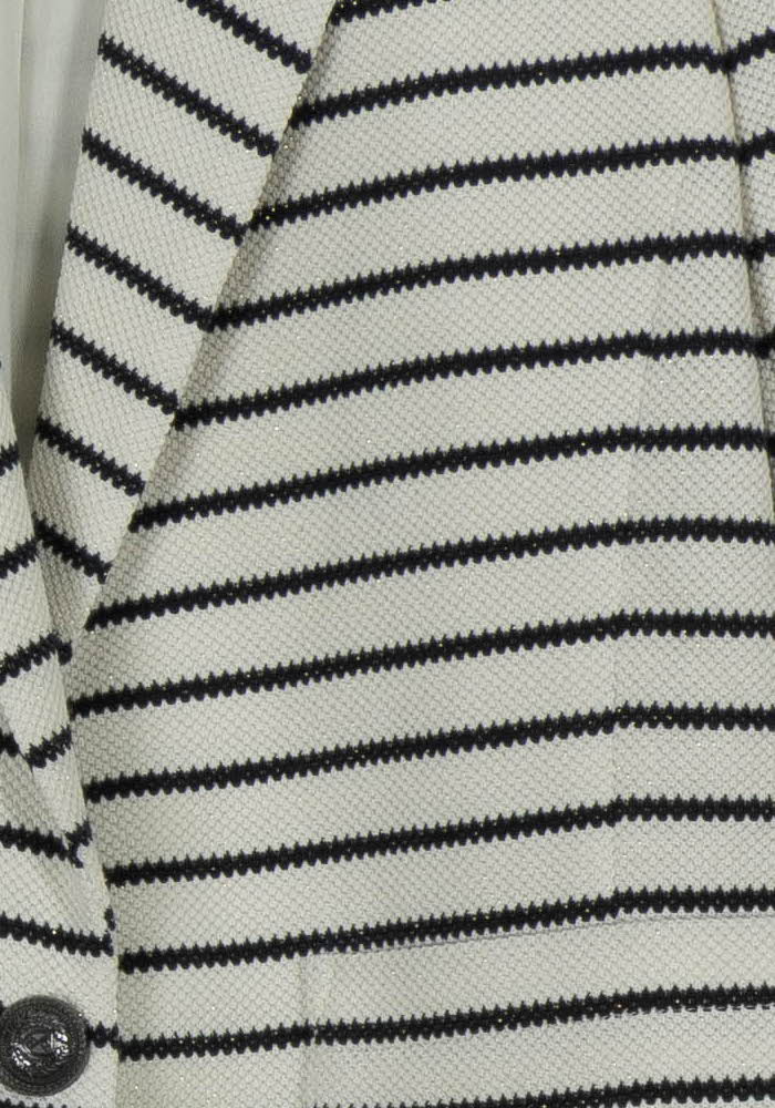 Blazer Blanc et Noir - Taille S/36 de la marque IKKS | PARAD82955 - Vendu par Paradigme - Image 3