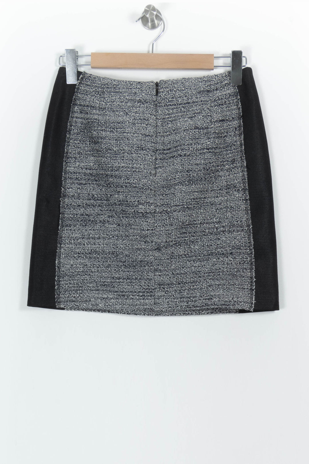 Jupe Courte Grise et Noire - Taille S/36 de la marque Comptoir des Cotonniers | PARAD82960 - Vendu par Paradigme - Image 4