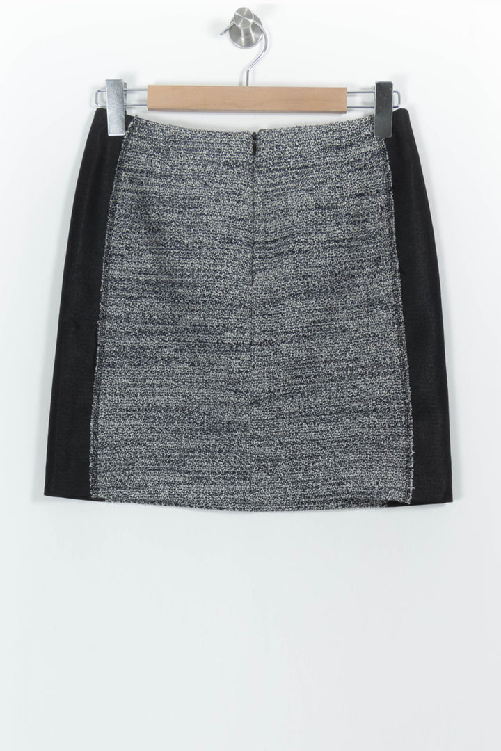 Jupe Courte Grise et Noire - Taille S/36 de la marque Comptoir des Cotonniers | PARAD82960 - Vendu par Paradigme - Image 4