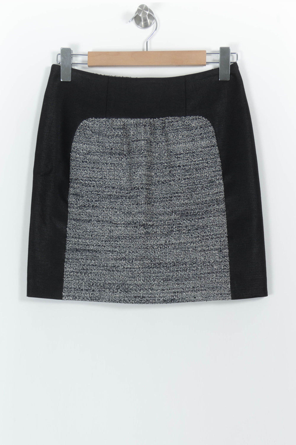 Jupe Courte Grise et Noire - Taille S/36 de la marque Comptoir des Cotonniers | PARAD82960 - Vendu par Paradigme - Image 2