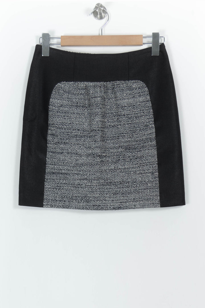 Jupe Courte Grise et Noire - Taille S/36 de la marque Comptoir des Cotonniers | PARAD82960 - Vendu par Paradigme - Image 2