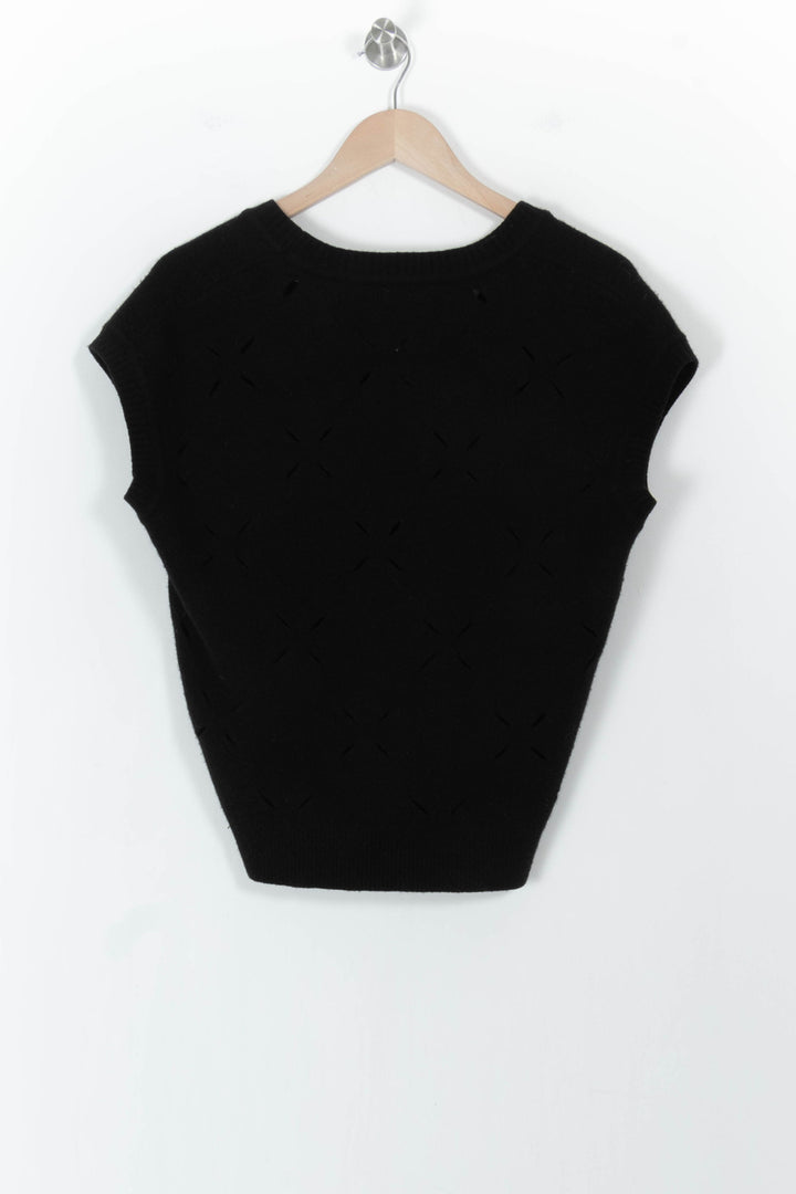 Pull Sans Manches Noir - Taille S/36 de la marque Vanessa Bruno | PARAD82966 - Vendu par Paradigme - Image 4