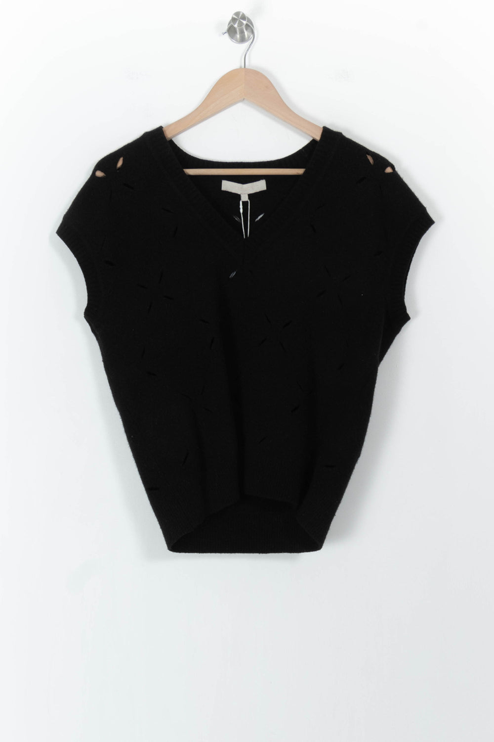 Pull Sans Manches Noir - Taille S/36 de la marque Vanessa Bruno | PARAD82966 - Vendu par Paradigme - Image 2