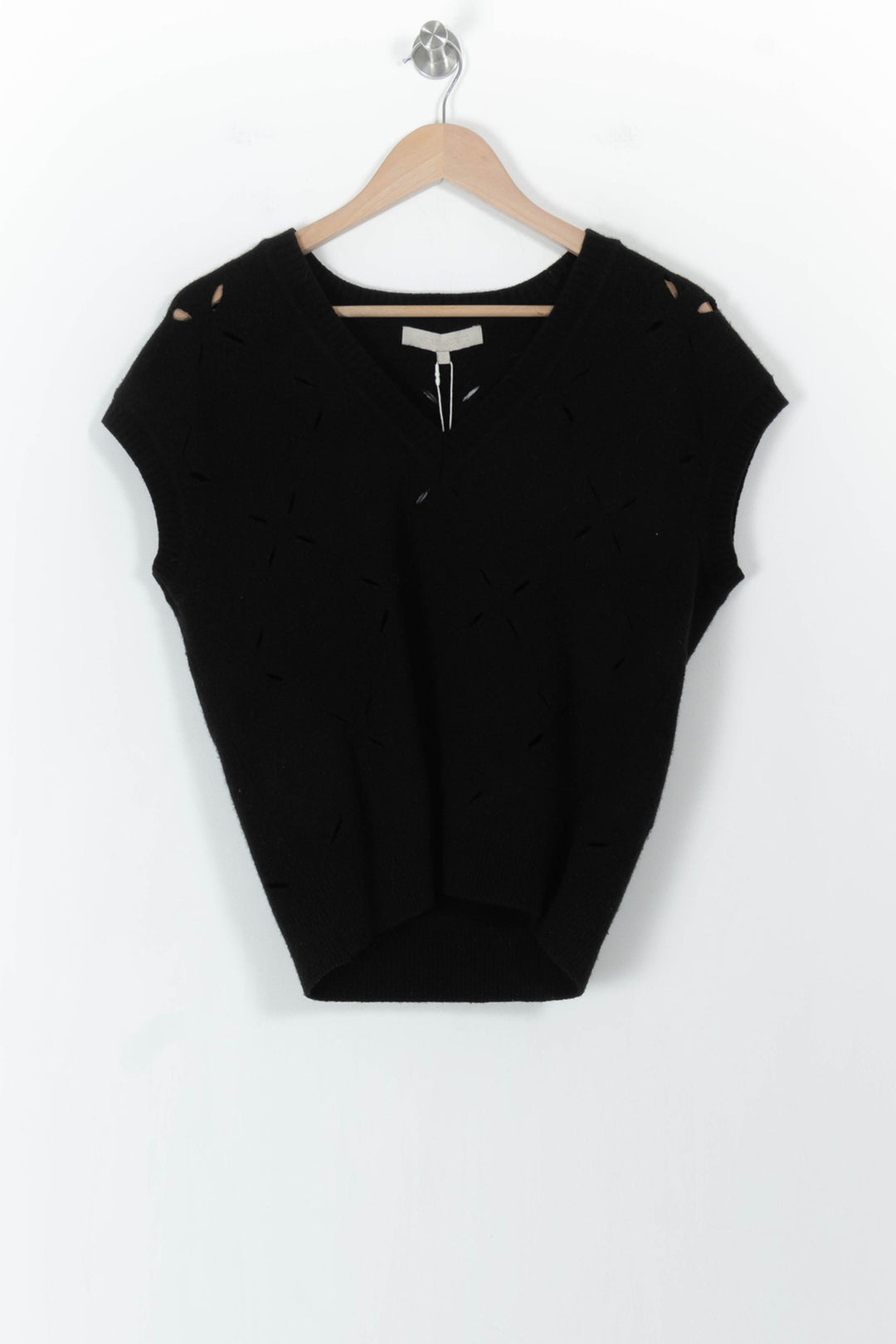 Pull Sans Manches Noir - Taille S/36 de la marque Vanessa Bruno | PARAD82966 - Vendu par Paradigme - Image 2