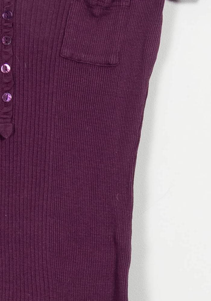 T-shirt Violet - Taille XS/34 de la marque Comptoir des Cotonniers | PARAD82967 - Vendu par Paradigme - Image 3