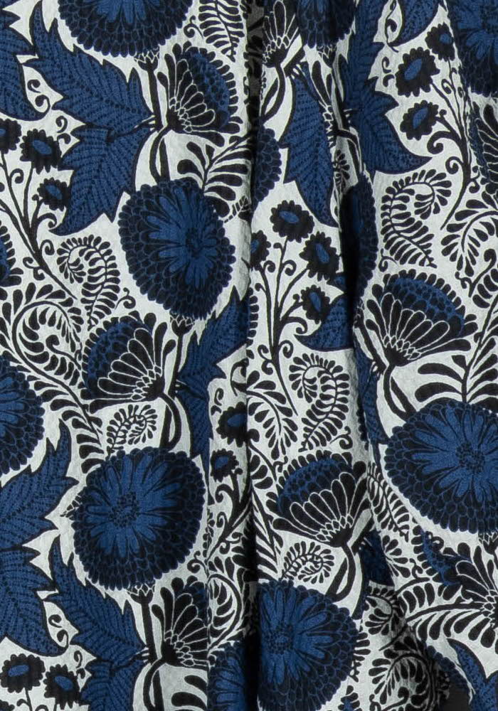 Robe Florale Bleue et Blanche - Taille S/36 de la marque Maison 123 | PARAD82975 - Vendu par Paradigme - Image 3