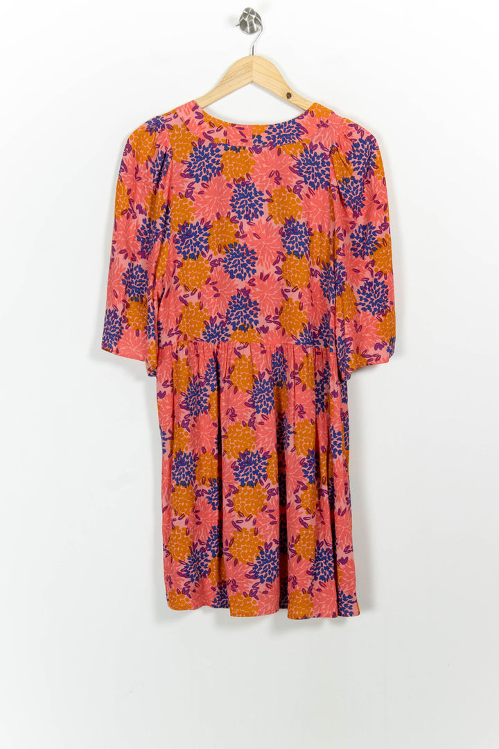 Robe Courte Rose Orange et Bleu - Taille XS/34 de la marque Des petits hauts | PARAD82976 - Vendu par Paradigme - Image 4