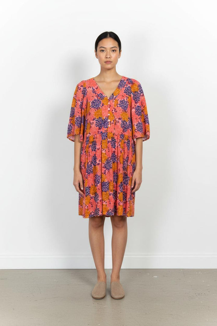 Robe Courte Rose Orange et Bleu - Taille XS/34 de la marque Des petits hauts | PARAD82976 - Vendu par Paradigme - Image 1