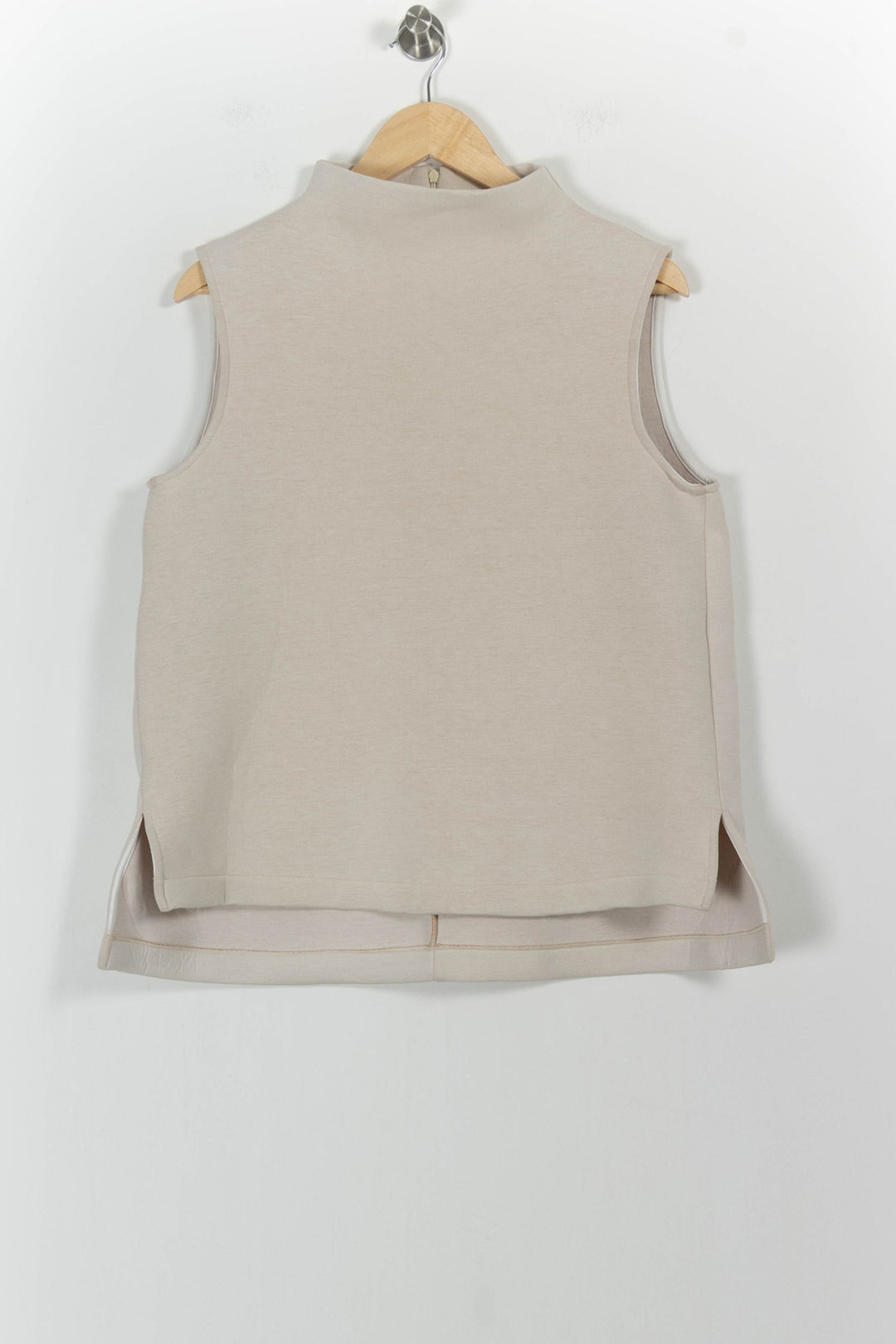 Sweat Sans Manches Beige - Taille M/38 de la marque Max Mara | PARAD82981 - Vendu par Paradigme - Image 2