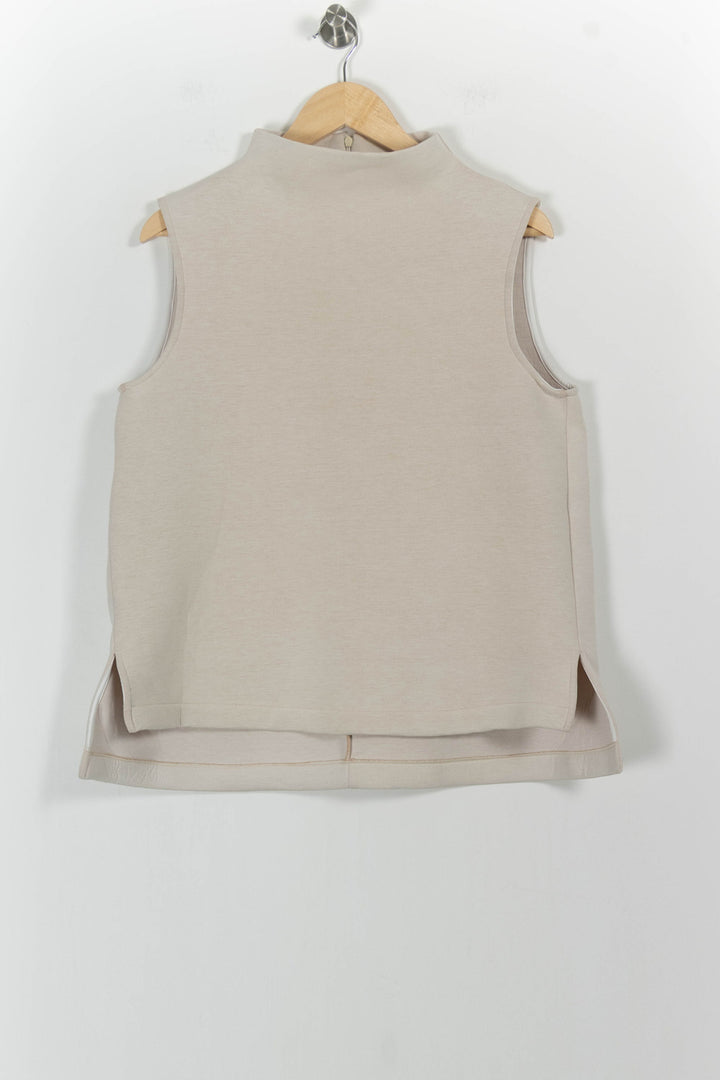 Sweat Sans Manches Beige - Taille M/38 de la marque Max Mara | PARAD82981 - Vendu par Paradigme - Image 2