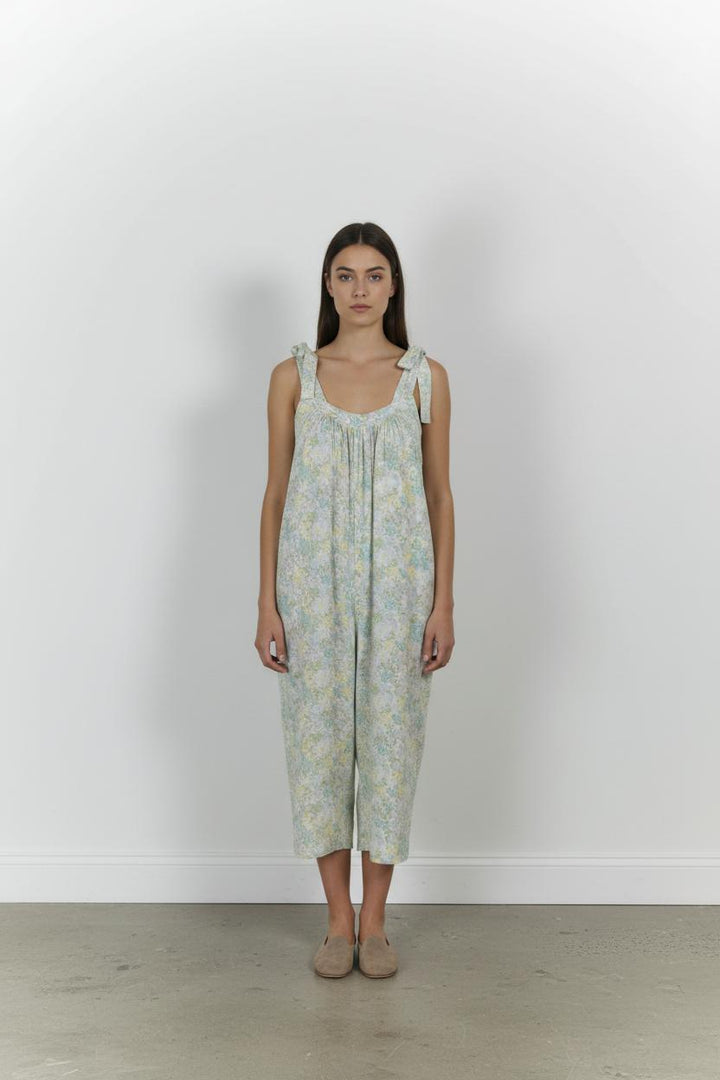 Robe Midi Verte et Jaune - Taille S/36 de la marque American Vintage | PARAD82988 - Vendu par Paradigme - Image 1