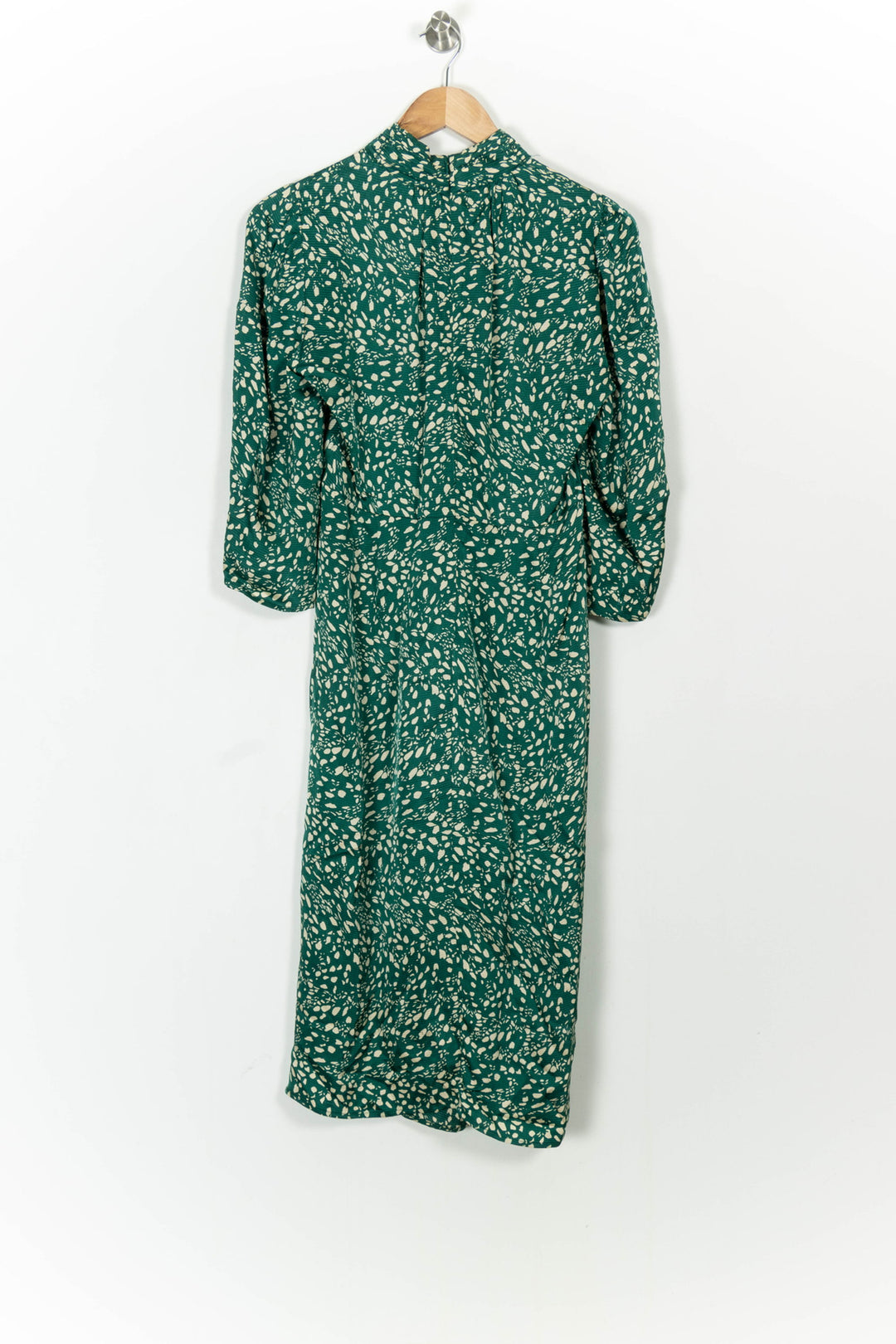 Robe Midi Verte et Blanche - Taille M/38 de la marque ba&sh | PARAD82990 - Vendu par Paradigme - Image 4
