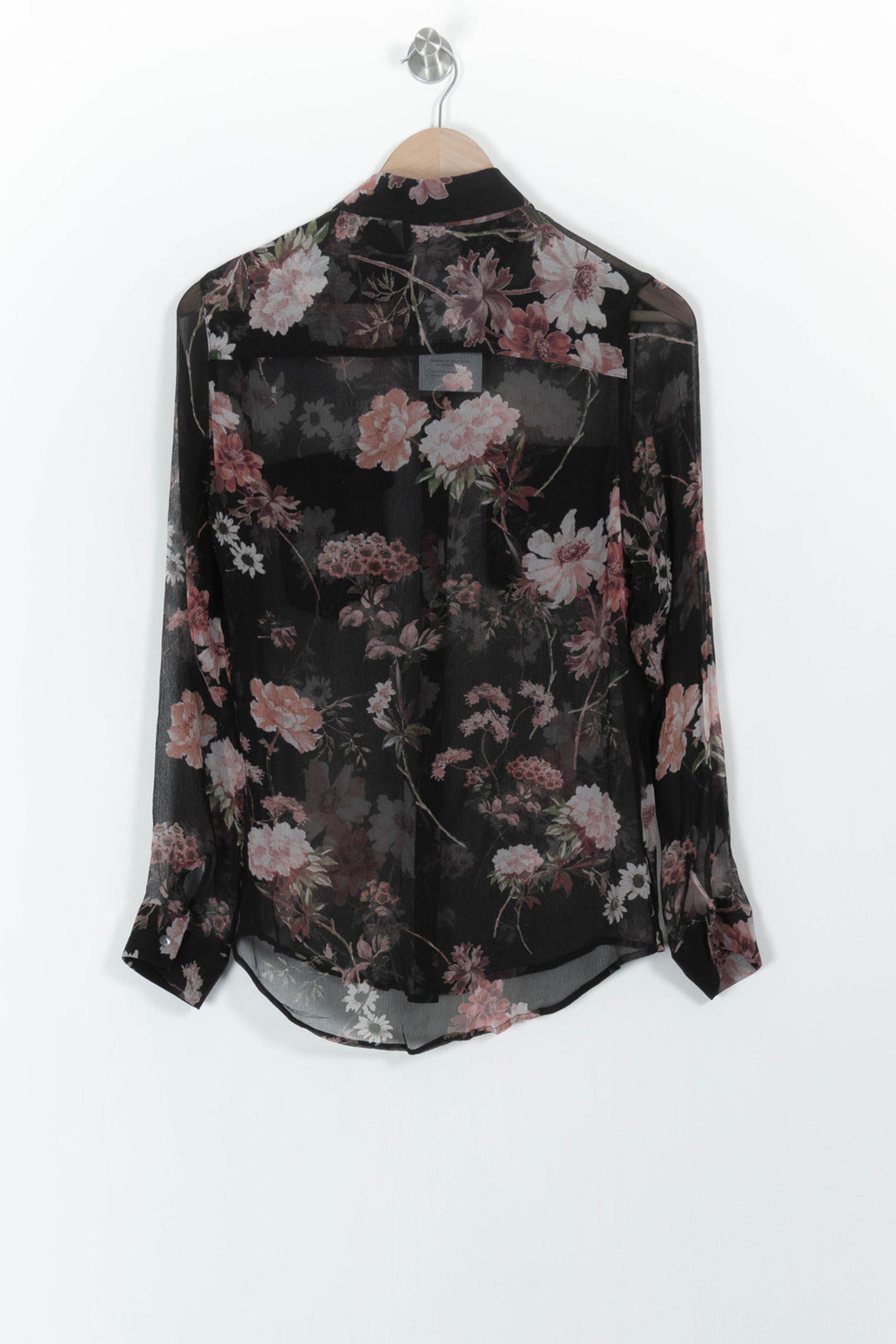 Chemise Noire et Rose - Taille S/36 de la marque The Kooples | PARAD82993 - Vendu par Paradigme - Image 4