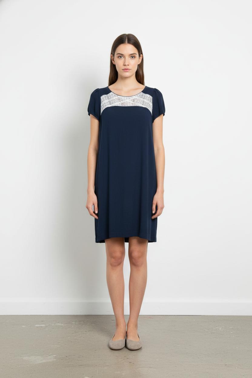 Robe Courte Bleu et Blanche - Taille M/38 de la marque Pablo | PARAD82994 - Vendu par Paradigme - Image 1