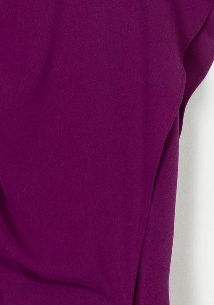 Robe Longue Violette - Taille L/40 de la marque Max Mara | PARAD82995 - Vendu par Paradigme - Image 3