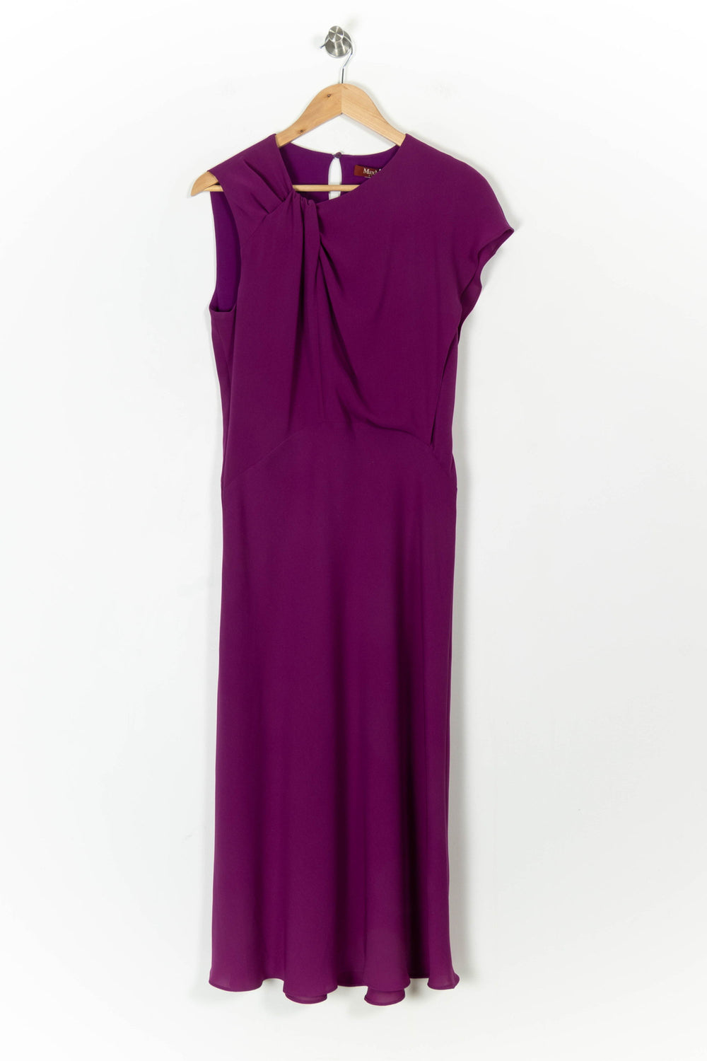 Robe Longue Violette - Taille L/40 de la marque Max Mara | PARAD82995 - Vendu par Paradigme - Image 2