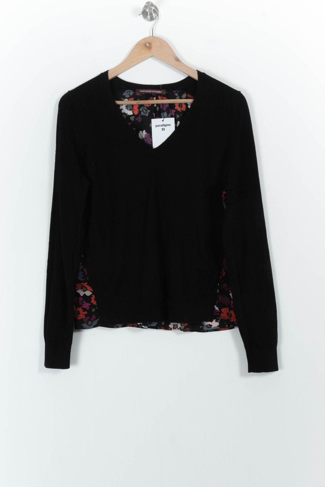Pull Noir - Taille L/40 de la marque Comptoir des Cotonniers | PARAD83004 - Vendu par Paradigme - Image 2