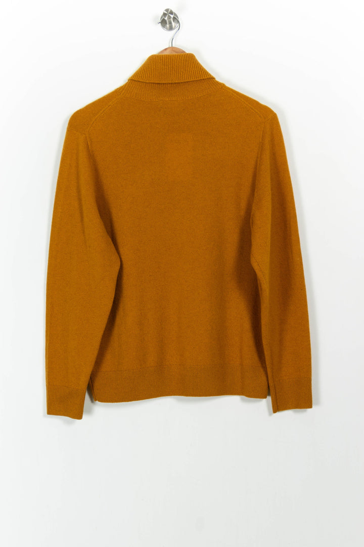 Pull Col Roulé Orange - Taille L/40 de la marque Galeries Lafayette | PARAD83005 - Vendu par Paradigme - Image 4