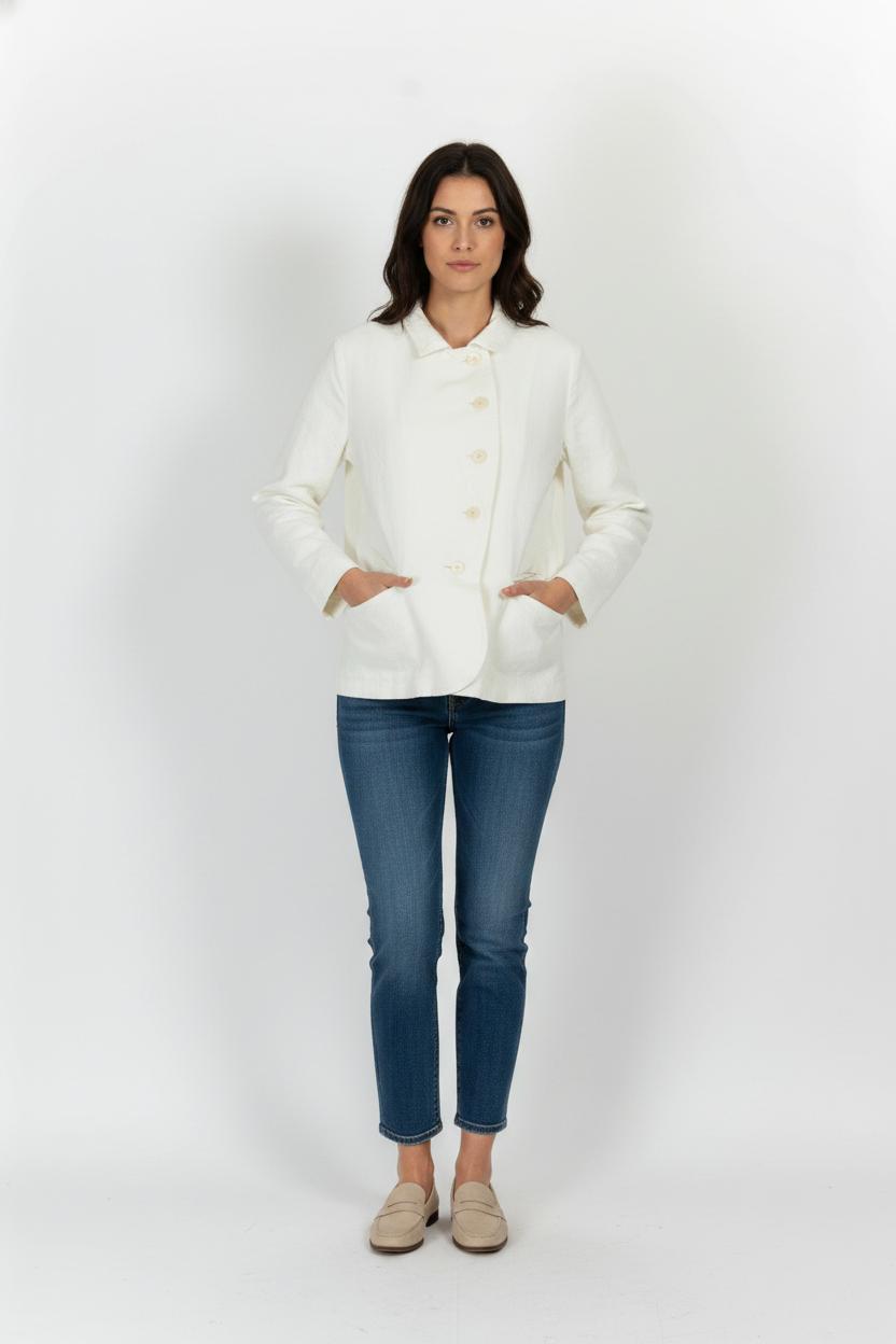 Veste Blanche - Taille S/36 de la marque Ines de la Fressange Paris | PARAD83014 - Vendu par Paradigme - Image 1