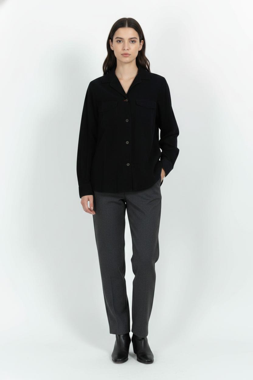 Chemise Noire - Taille XS/34 de la marque Ines de la Fressange Paris | PARAD83015 - Vendu par Paradigme - Image 1