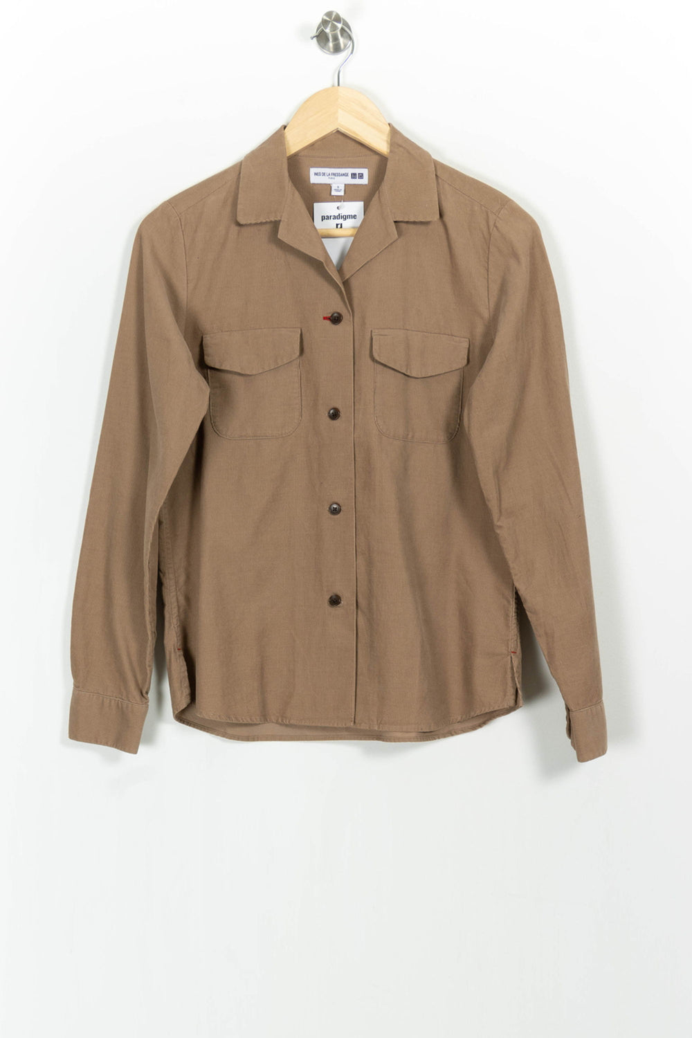 Chemise Marron - Taille S/36 de la marque Ines de la Fressange Paris | PARAD83016 - Vendu par Paradigme - Image 2