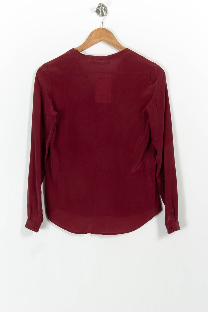 Blouse Bordeaux - Taille XS/34 de la marque Comptoir des Cotonniers | PARAD83018 - Vendu par Paradigme - Image 4