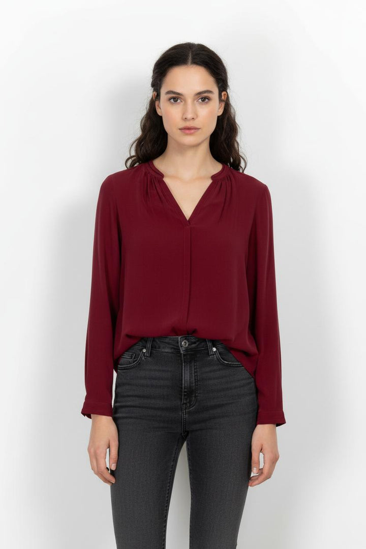 Blouse Bordeaux - Taille XS/34 de la marque Comptoir des Cotonniers | PARAD83018 - Vendu par Paradigme - Image 1