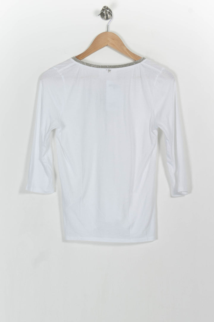 T-shirt Blanc - Taille XS/34 de la marque Sud express | PARAD83025 - Vendu par Paradigme - Image 4