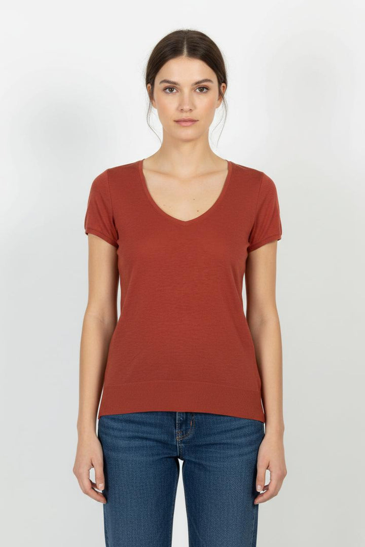 T-shirt Orange - Taille S/36 de la marque Comptoir des Cotonniers | PARAD83037 - Vendu par Paradigme - Image 1
