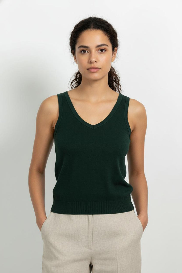 Débardeur Vert - Taille L/40 de la marque Agnès b. | PARAD83042 - Vendu par Paradigme - Image 1