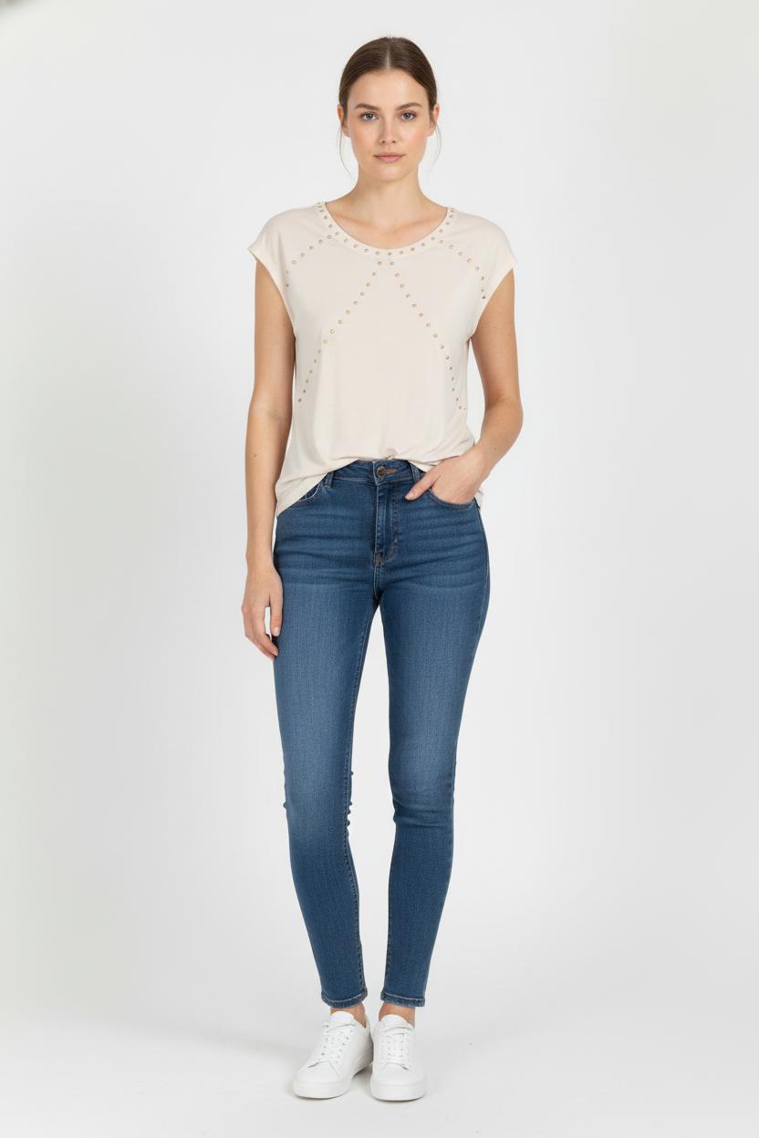 T-shirt Rose - Taille M/38 de la marque Liu Jo | PARAD83051 - Vendu par Paradigme - Image 1