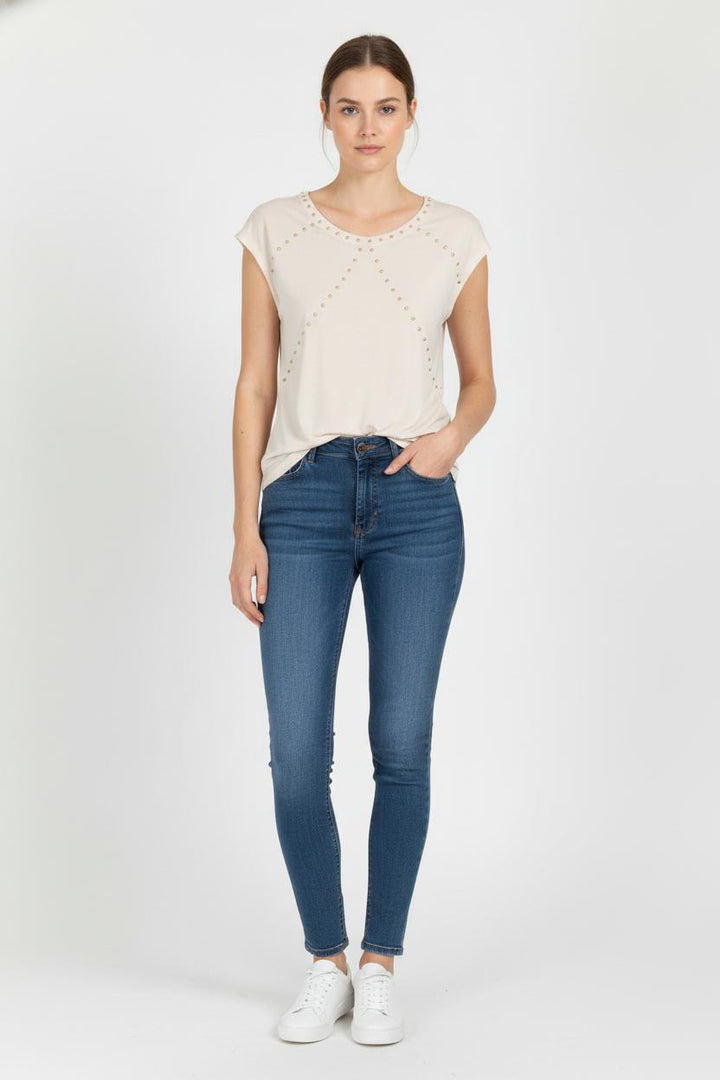 T-shirt Rose - Taille M/38 de la marque Liu Jo | PARAD83051 - Vendu par Paradigme - Image 1