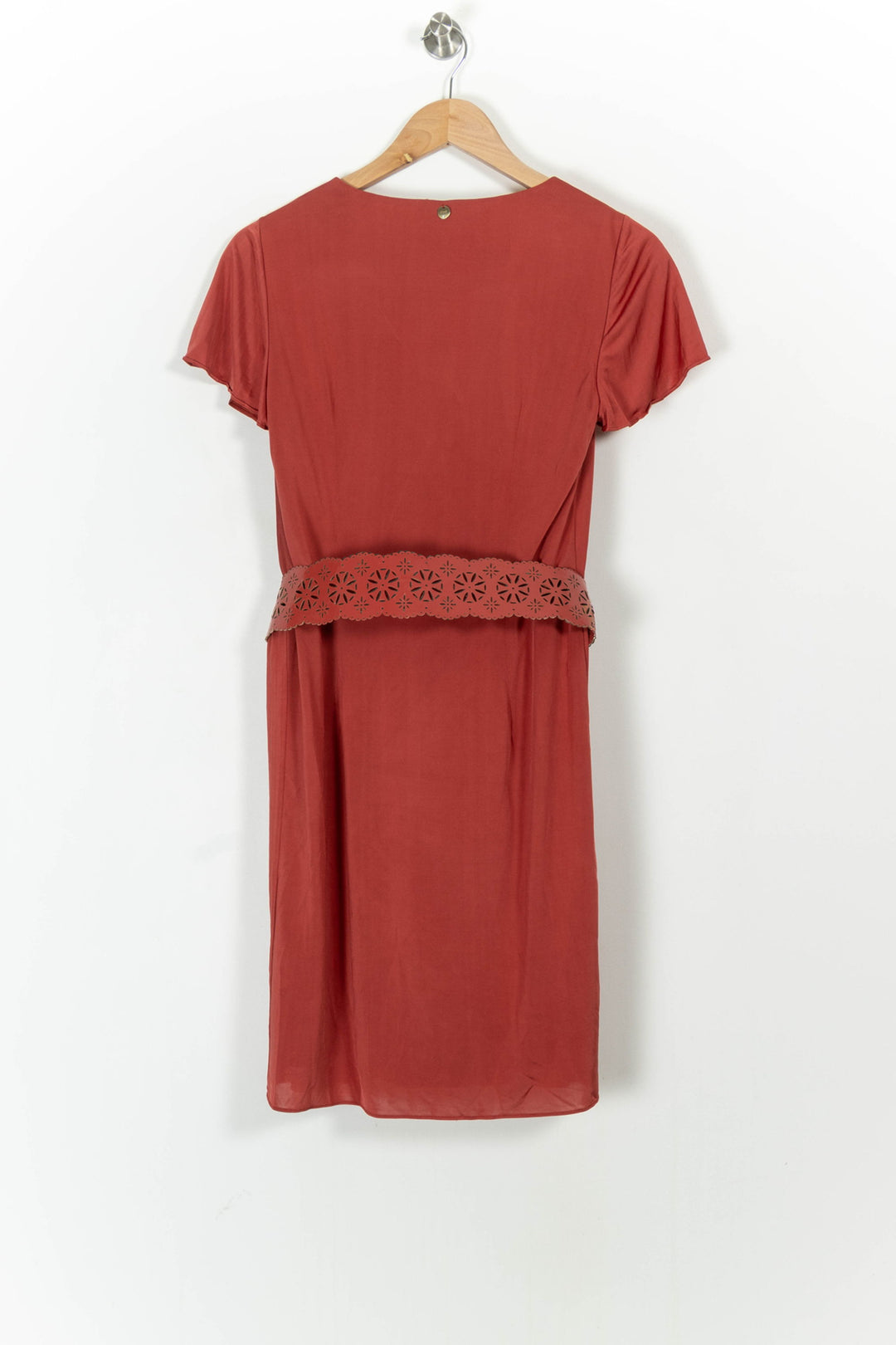Robe Cache-Cœur Rouge - Taille L/40 de la marque Liu Jo | PARAD83054 - Vendu par Paradigme - Image 4