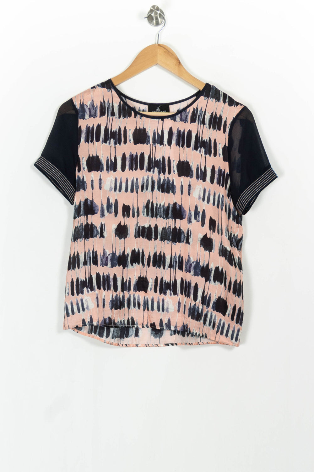 Blouse Rose et Noire - Taille S/36 de la marque One Step | PARAD83060 - Vendu par Paradigme - Image 2