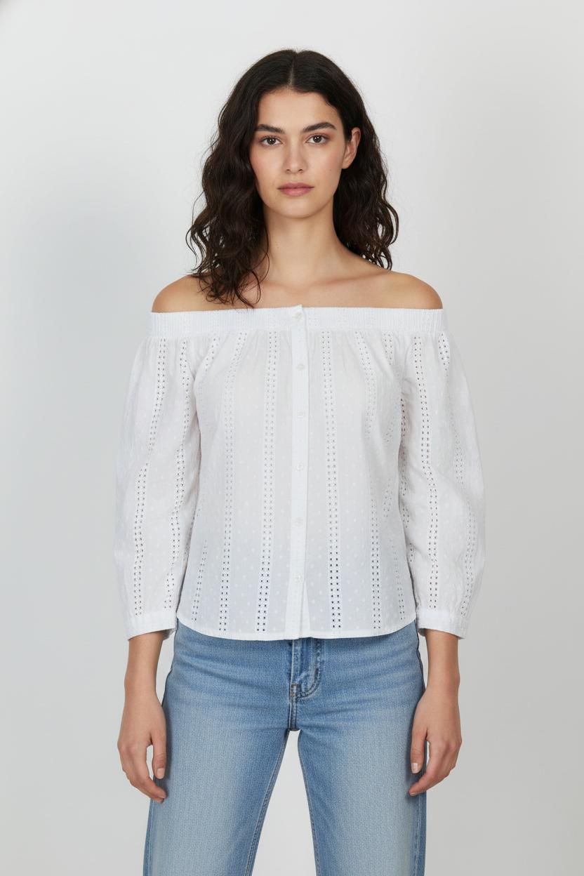Blouse Blanche - Taille M/38 de la marque Opullence | PARAD83065 - Vendu par Paradigme - Image 1