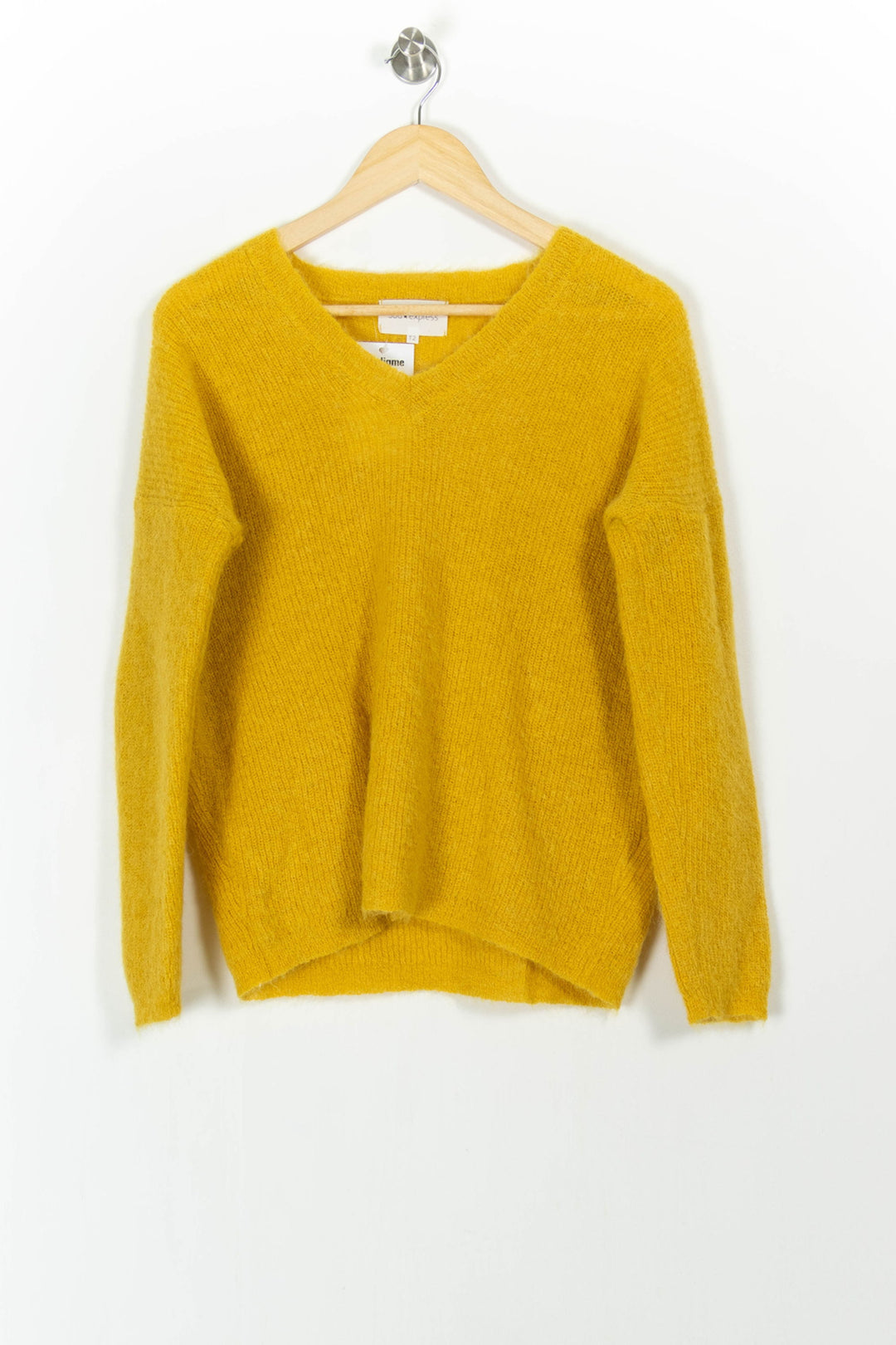 Pull Jaune - Taille M/38 de la marque Sud express | PARAD83067 - Vendu par Paradigme - Image 2